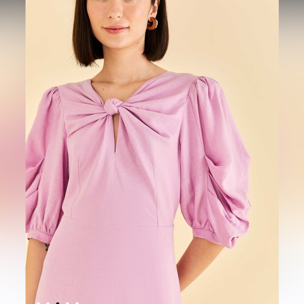Farm Rio | Lilac Mini Dress - Picture 4 of 11